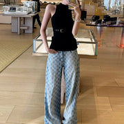 Fitted Vest or Wide-Leg Pants