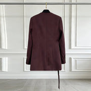 Asymmetric Wrap Jacket