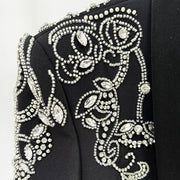 Embellished Shawl-Collar Blazer