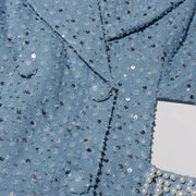 Embellished Cutout Blazer Dress