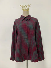 Checked Long-Sleeve Shirt