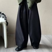 Pleated Wide-Leg Pants