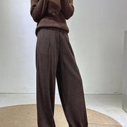 Full-Length Wide-Leg Pants