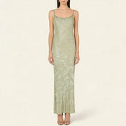Shimmer Sleeveless Long Dress
