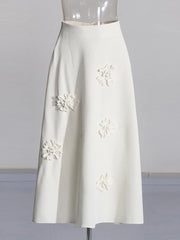 Floral Applique Top, Skirt or Set