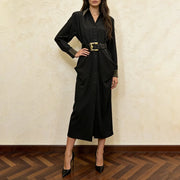 Button-Front Shirt Dress