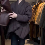 Asymmetric Padded Longline Jacket