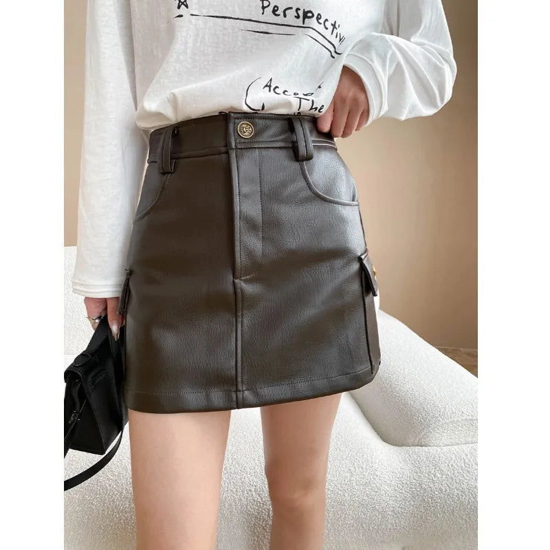 Button-Front Jacket or Mini Skirt