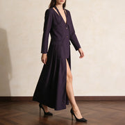 Cutout-Neck High-Low Jacket