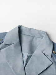 Zip-Waist Fitted Blazer