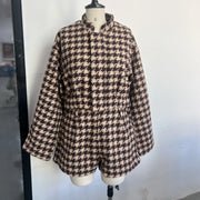 Checked Jacket and Shorts Set