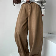 Seamed Wide-Leg Pants