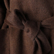 Tie-Waist Longline Coat
