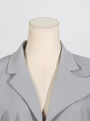 Asymmetric Lace-Up Tailored Vest