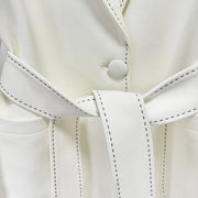 Tie-Waist Blazer and Pants Set