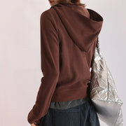 Hooded Zip-Up Sweatshirt