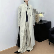 Collared Longline Trench Coat