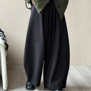 Pleated Wide-Leg Pants