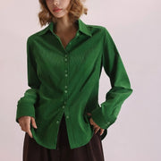 Fitted Long-Sleeve Button Shirt