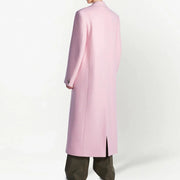 Notched-Lapel Longline Coat