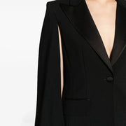 Split-Sleeve Tailored Blazer