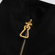 Stand-Collar Zip-Up Jacket