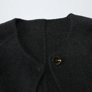 Tie-Waist Longline Button Coat