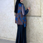 Patterned Vest or Sheer Top