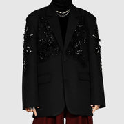 Embellished Panel Blazer
