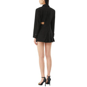 Cutout-Waist Blazer Mini Dress