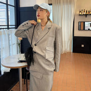 Pinstriped Blazer or Skirt
