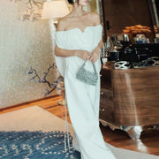 Draped Off-Shoulder Top