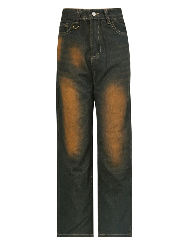Straight-Leg Five-Pocket Jeans