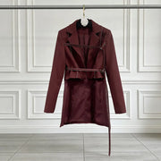 Tie-Waist Jacket and Pants Set