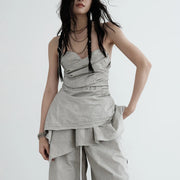 Asymmetric Draped Camisole