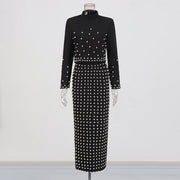Embellished Top and Long Skirt Set