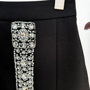 Embellished Jacket and Skirt Set