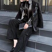 Sequin Blazer and Pants Set