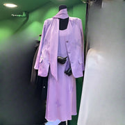 Embellished Blazer and Dress Set