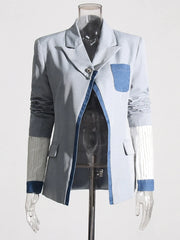 Contrast-Pocket Blazer or Cutout Pants