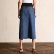 Front-Slit Straight Skirt