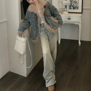 Shaggy-Trim Pocket Jacket