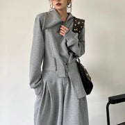 Zip-Front Jacket or Wide-Leg Pants