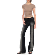 Faded Bootcut Jeans