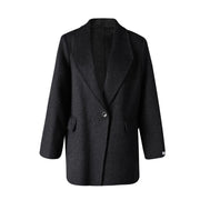 Relaxed Single-Button Blazer
