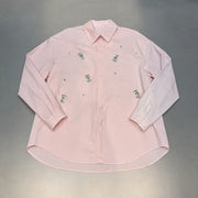 Embellished Collared Button Shirt