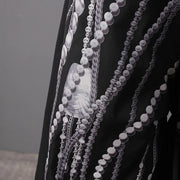 Chain-Print Wide-Leg Pants