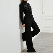 Ribbed Zip-Front Cardigan