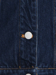 Contrast-Panel Tailored Blazer