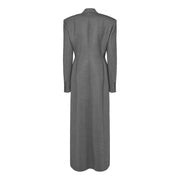 Double-Breasted Tailored Long Coat